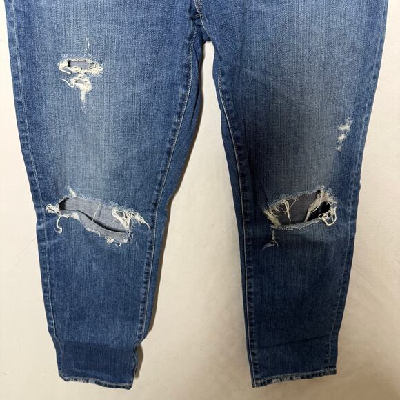 AG‎ Adriano Goldschmied Ex-Boyfriend Slim Jeans 28R Distressed Stretch Blue - Picture 16 of 16
